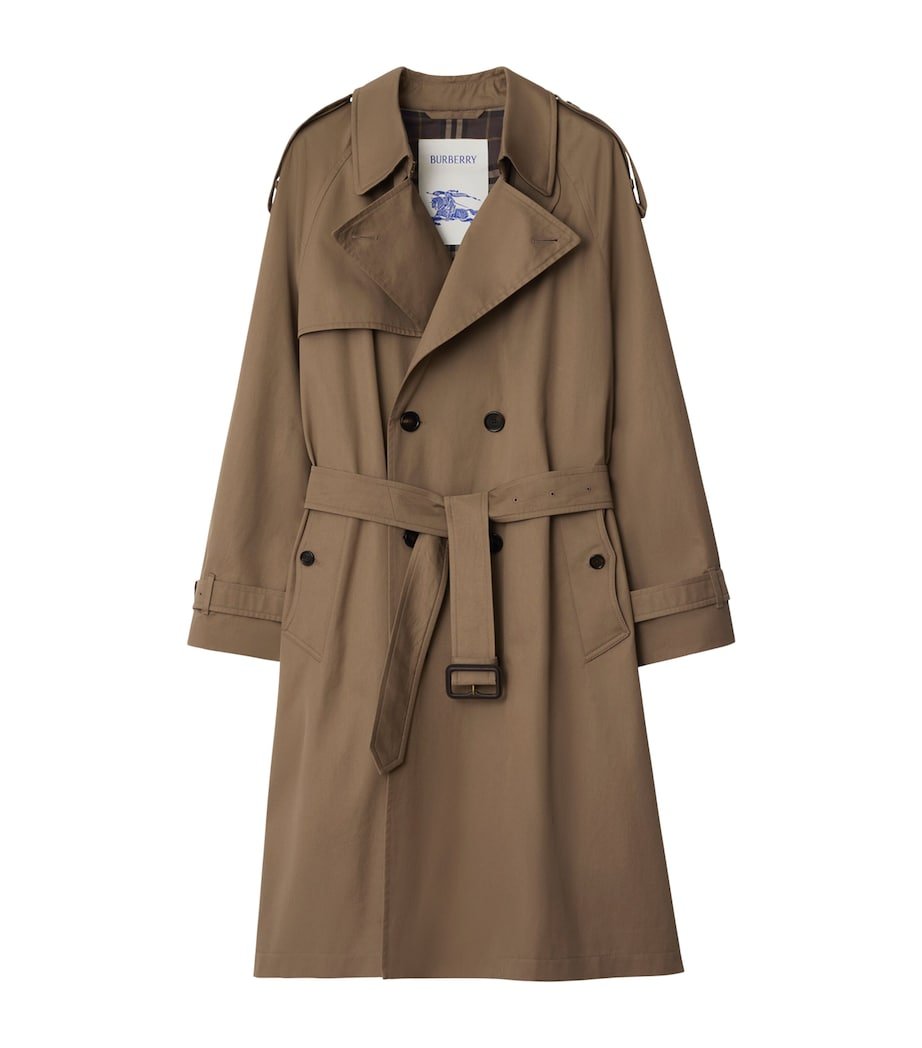 920284c055ee1dbe9648e567d68df6f7 Long Gabardine Chestwood Trench Coat - Image 1