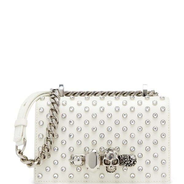 Mini Leather Jewelled Satchel