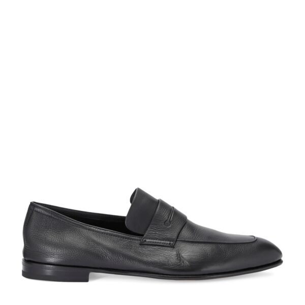 Leather-Cashmere L'Asola SECONDSKIN Loafers