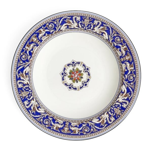 Florentine Marine Rimmed Soup Bowl (23cm)