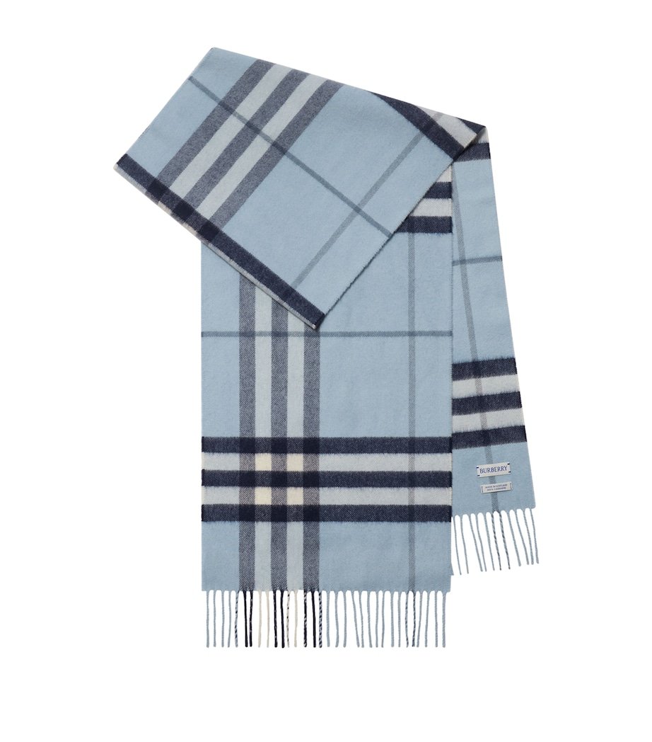 9e21b4910bbd1da63e6e8d5ea22e86df Cashmere Check Scarf - Image 1