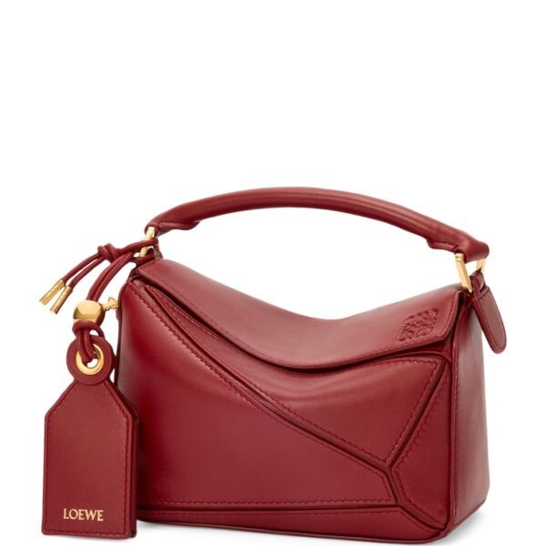x Paula's Ibiza Mini Lambskin Puzzle Top-Handle Bag