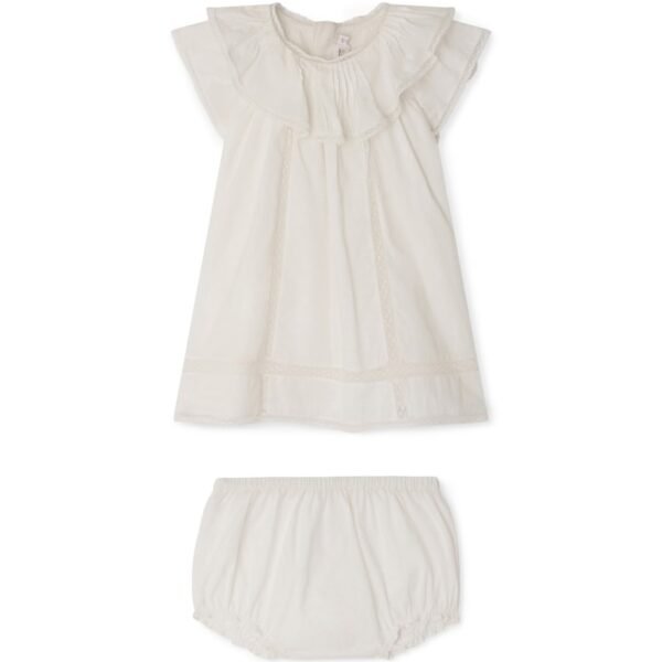 Cotton Lenou Dress and Bloomers Set (6-18 Months)