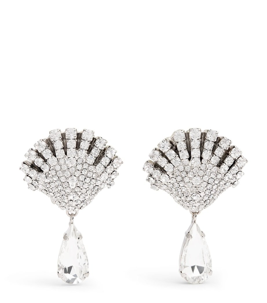 a442bfaa080597c1806265a042dfd4cf Crystal Shell Earrings - Image 1