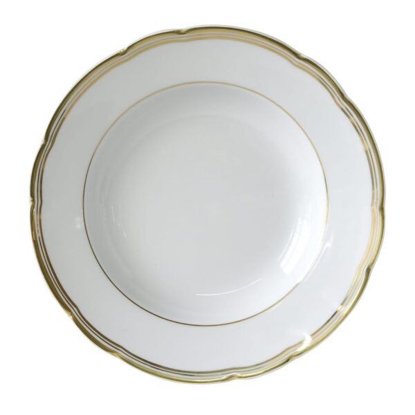 Porcelain Pompadour Soup Bowl (22.5cm)