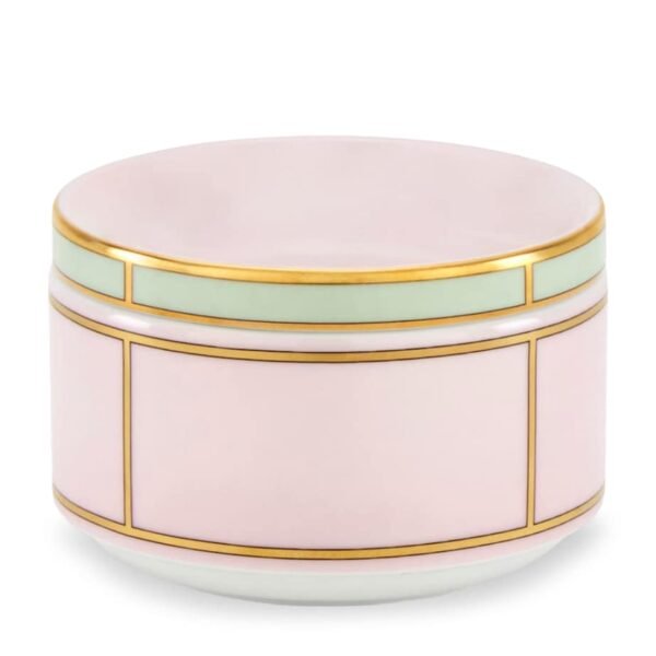 Porcelain Colonna Diva Rosa Lidded Sugar Pot (10cm)