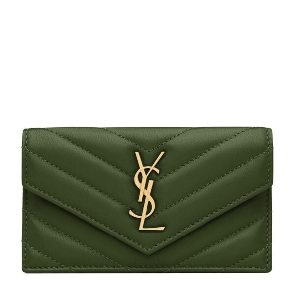 Leather Cassandre Fragments Flap Card Holder