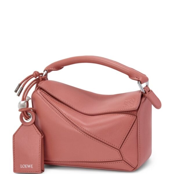 Mini Leather Featherlight Puzzle Top-Handle Bag