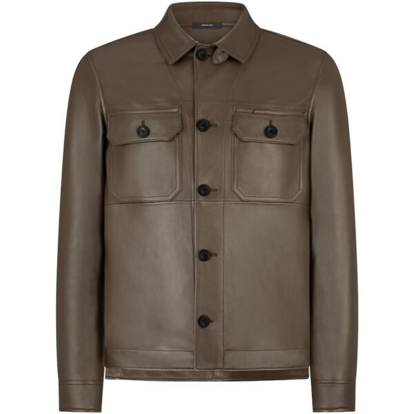 Lambskin Overshirt