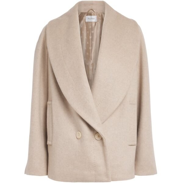 Wool Shawl-Collar Oversized Jacket