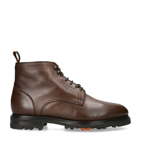 Leather Lace-Up Colin Boots