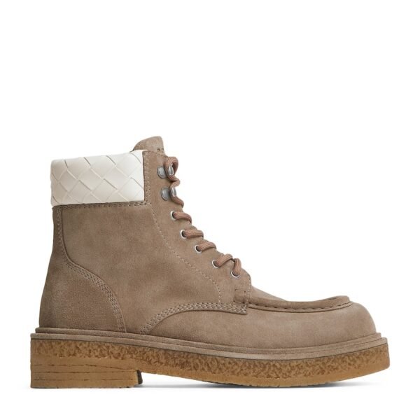 Suede Haddock Lace-Up Boots