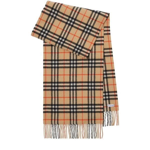 Cashmere Check Scarf