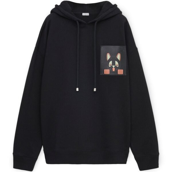 x Louis Wain Cotton-Blend Cat-Pocket Hoodie