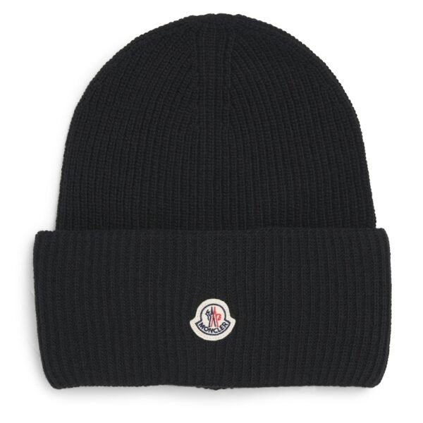 Virgin Wool Ribbed Beanie