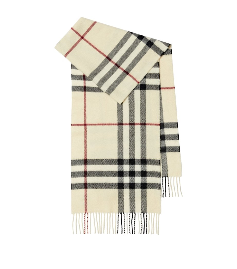 baed0de8782b0203c40de6d7b8126fd5 Cashmere Check Scarf - Image 1