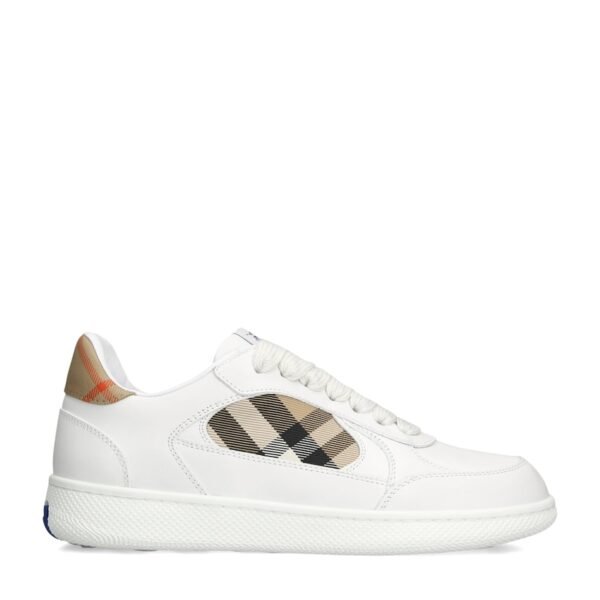 Leather Check Terrace Sneakers