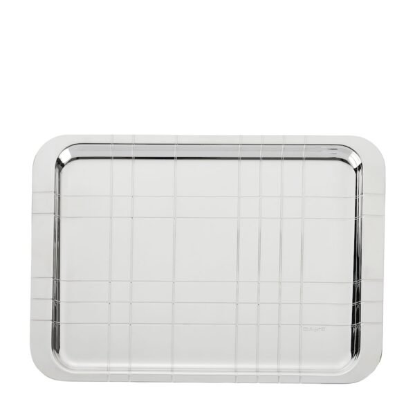 Silver-Plated Graphik Tray (30cm x 20cm)