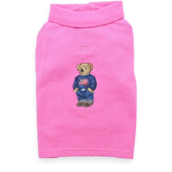 Cotton Polo Bear Dog Shirt (L)