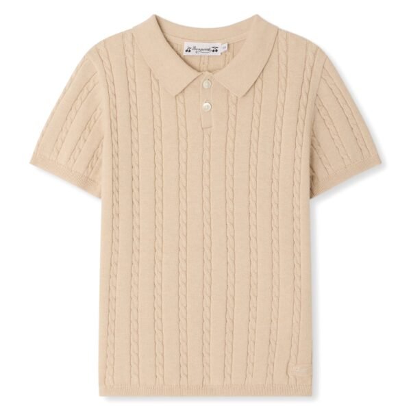 Cotton-Cashmere Polo Shirt (10-14 Years)
