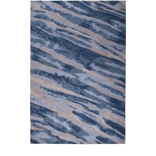 x David Rockwell Wool Fjord Flint Rug (3.05m x 2.44m)
