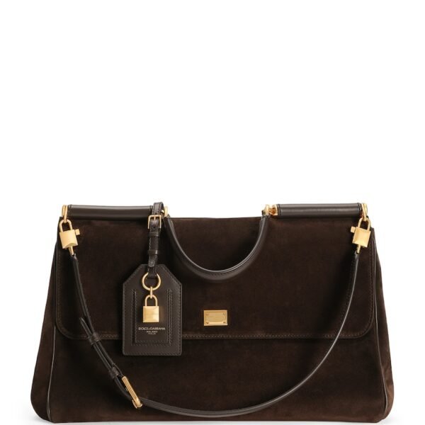 Suede My Sicily Top-Handle Bag