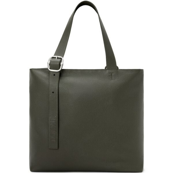 Grained Calfskin Loop Tote Bag