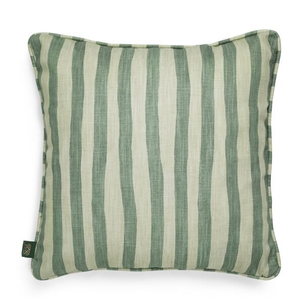 Cotton-Linen Artist's Stripe Cushion (40cm x 40cm)