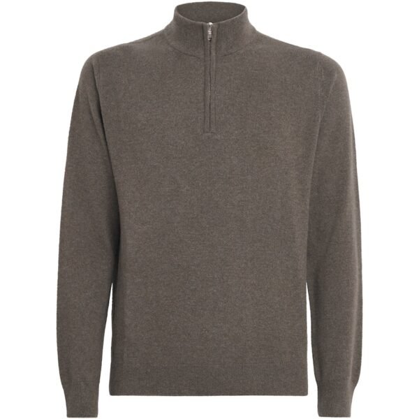 Cashmere Half-Zip Sweater