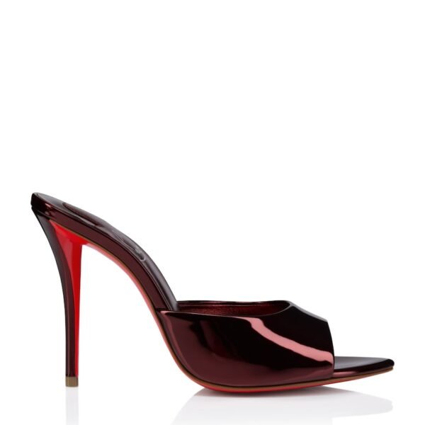 Miss Z Patent Leather Mules 100