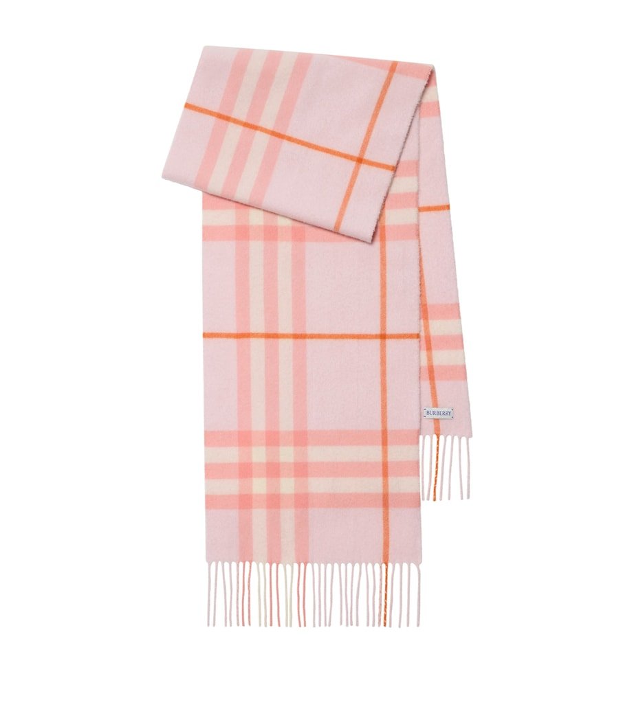 d810a27e7a1eec67908d04e3ba444e19 Cashmere Check Scarf - Image 1