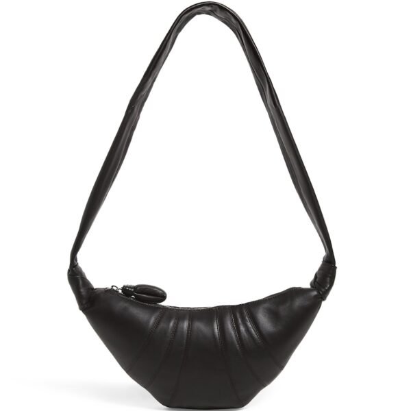 Small Nappa Leather Croissant Bag