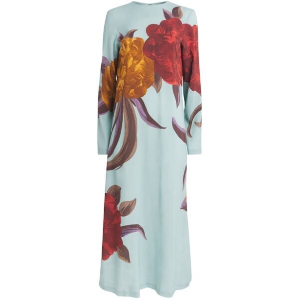 Sablé Peony Placée Midi Dress