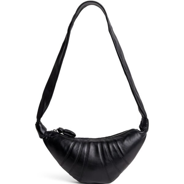 Small Nappa Leather Croissant Cross-Body Bag