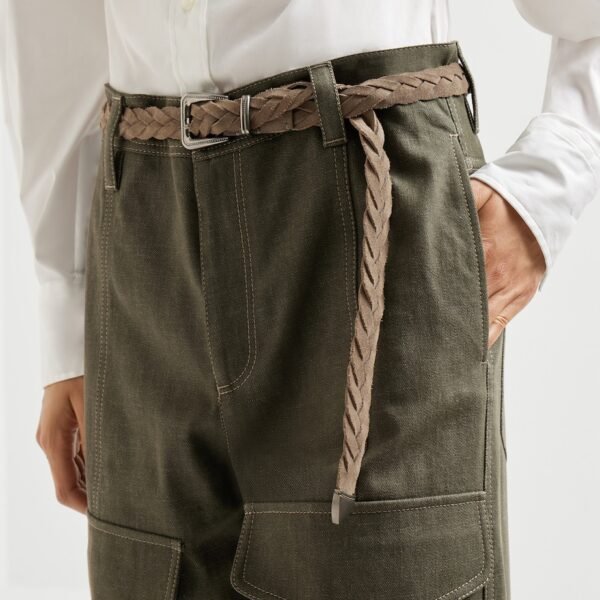 Leather Braided Belt