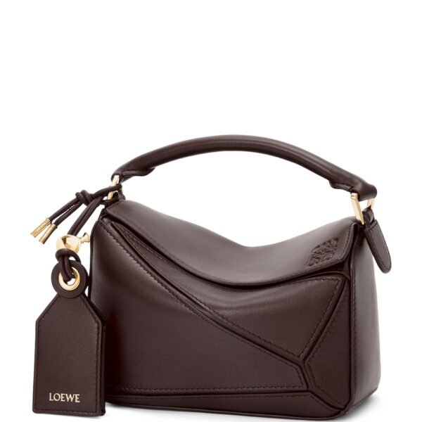 Mini Leather Featherlight Puzzle Top-Handle Bag