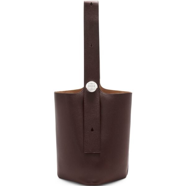 Large Leather Pebble Bucket Bag