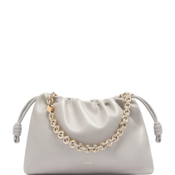 Large Leather Flamenco Shoulder Bag