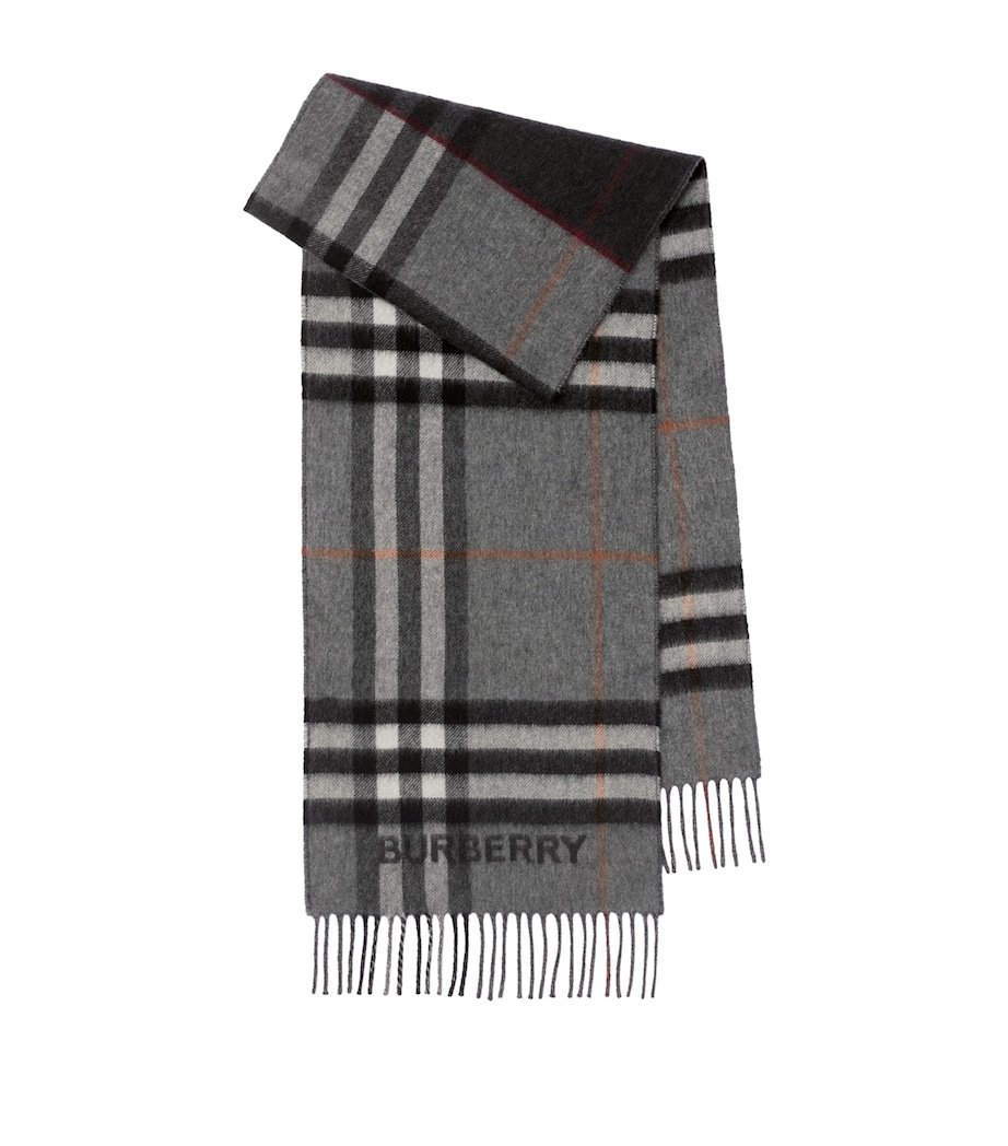 f18eb1bebb96782f87aaf6f04eb0ccd1 Cashmere Contrast Check Scarf - Image 1