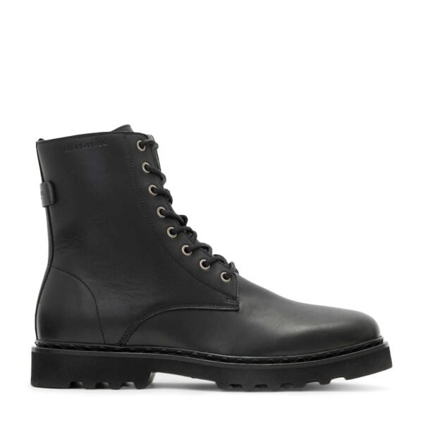 Leather Skiff Military Boots