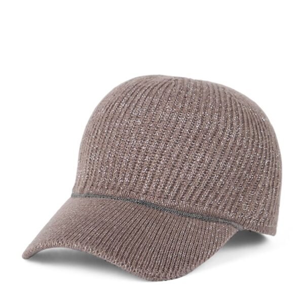 Cashmere-Blend Monili Baseball Cap