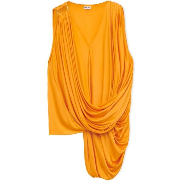 Draped Sleeveless Top