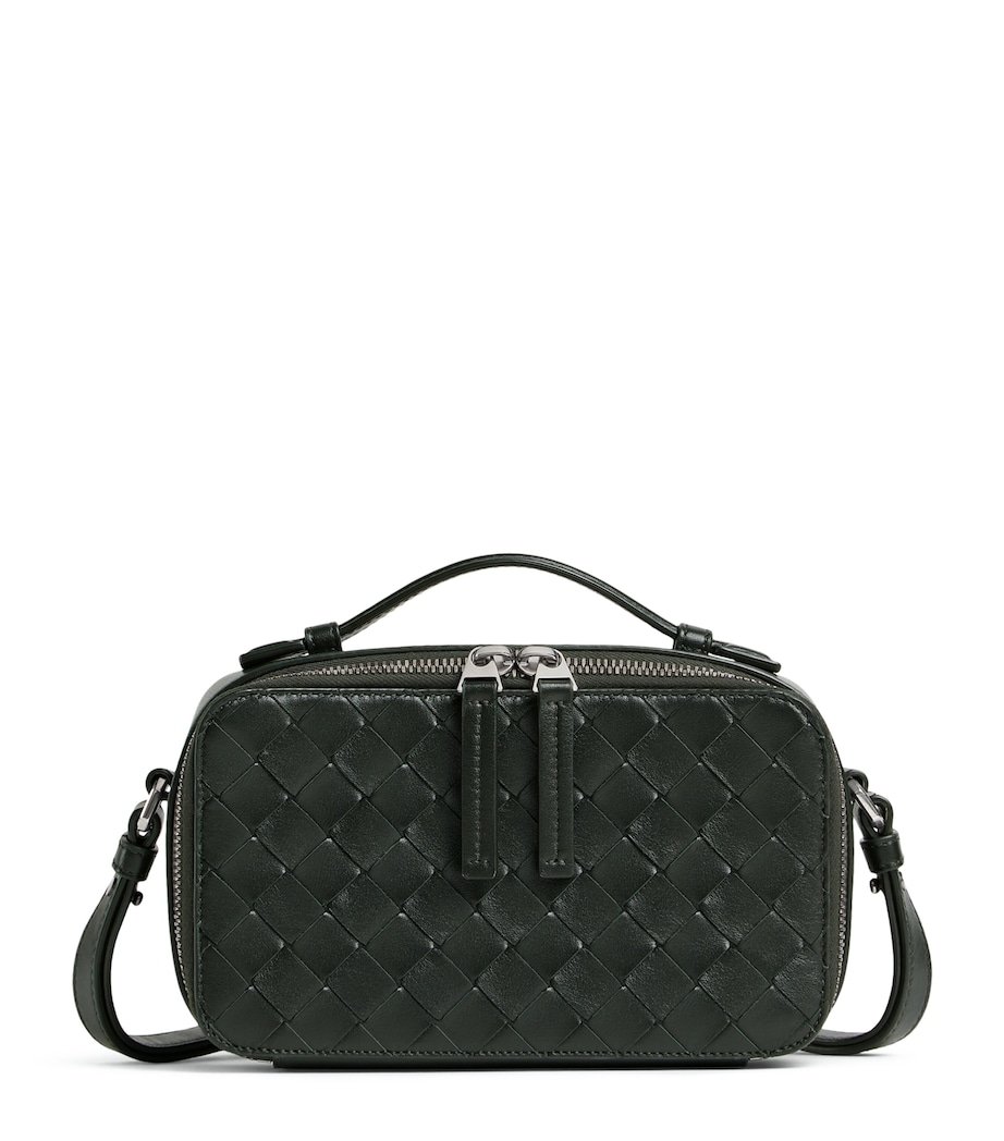 f6c3628930d43cd35e696e6616db352f Leather Intrecciato Getaway Phone Pouch - Image 1