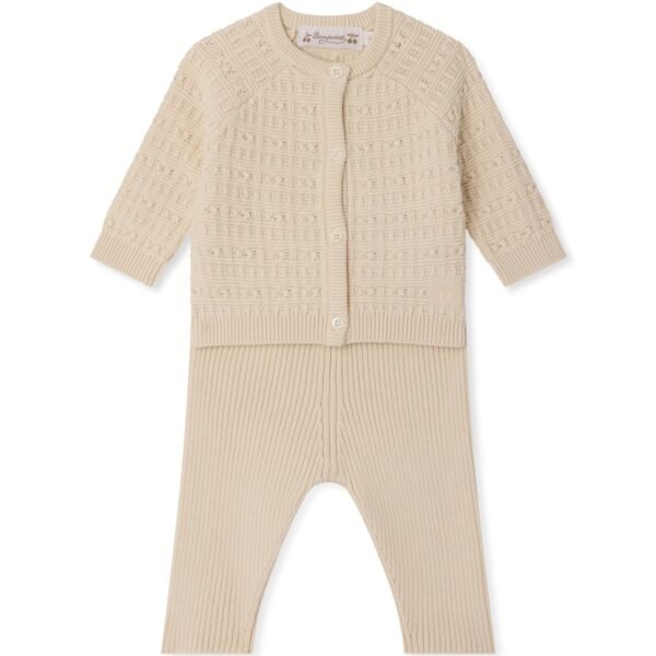 Cotton Cardigan and Trousers Set (1-18 Months)
