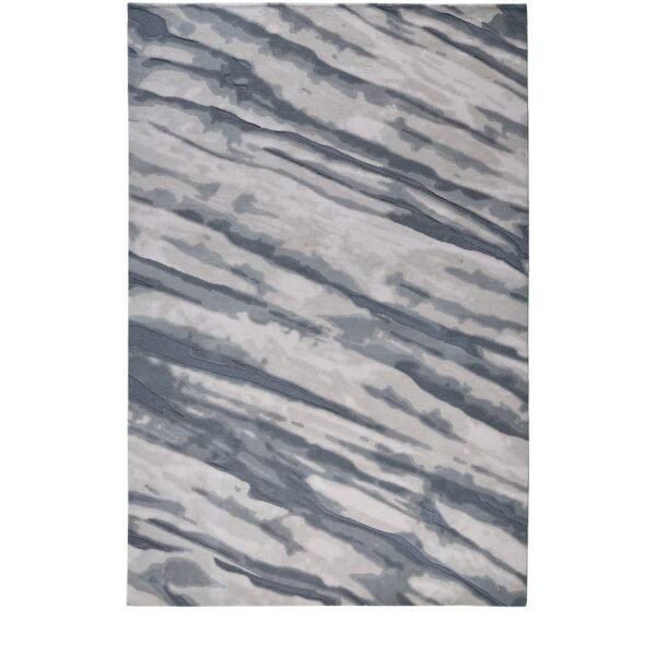 x David Rockwell Wool Fjord Flint Rug (3.05m x 2.44m)
